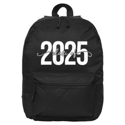 Class Of 2025 Vintage Graduation 16 in Basic Backpack