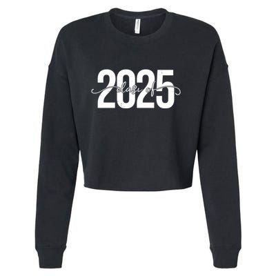 Class Of 2025 Vintage Graduation Cropped Pullover Crew