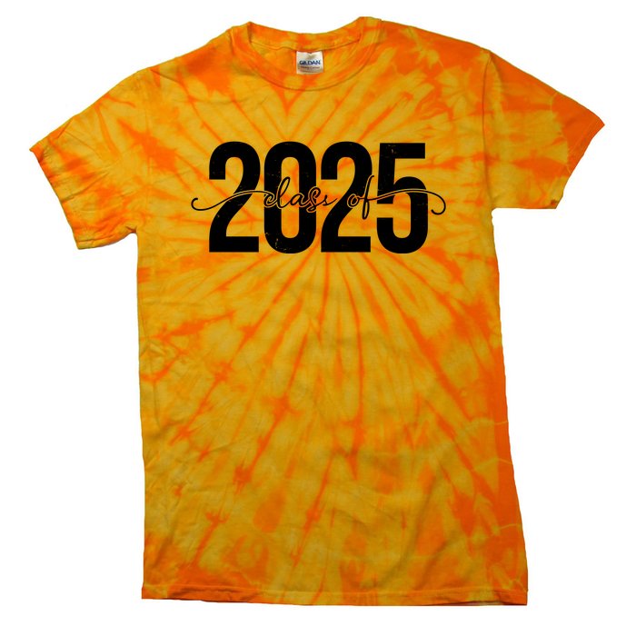 Class Of 2025 Vintage Graduation Tie-Dye T-Shirt