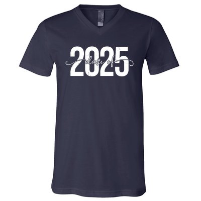 Class Of 2025 Vintage Graduation V-Neck T-Shirt