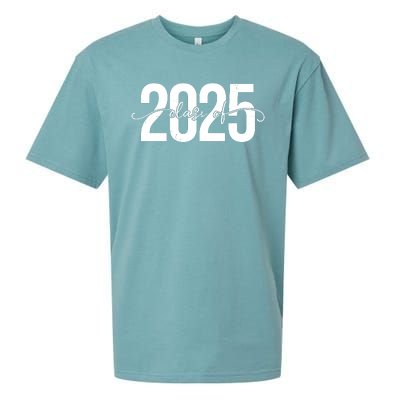 Class Of 2025 Vintage Graduation Sueded Cloud Jersey T-Shirt