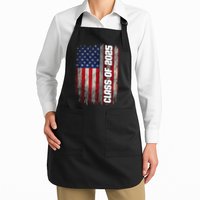 Class Of 2025 Funny Senior 2025 Usa American Flag Apron