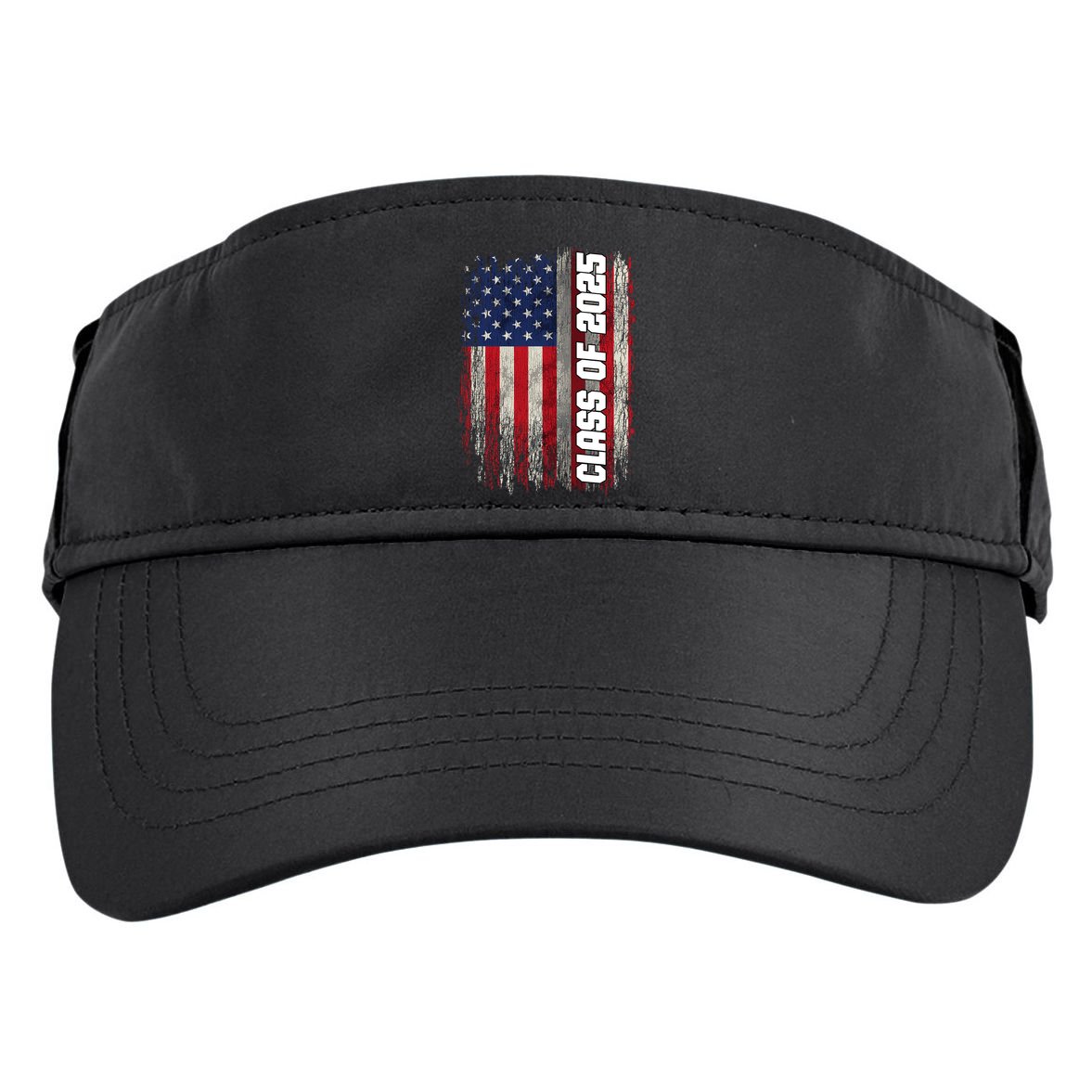 Class Of 2025 Funny Senior 2025 Usa American Flag Adult Drive Performance Visor
