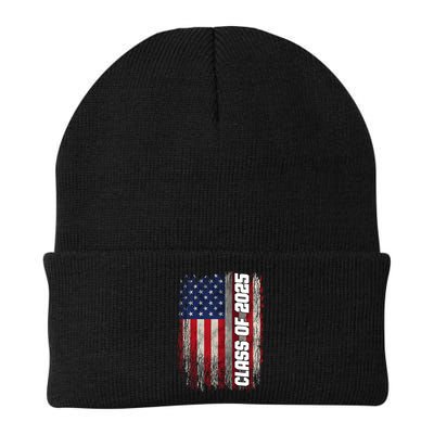 Class Of 2025 Funny Senior 2025 Usa American Flag Beanie