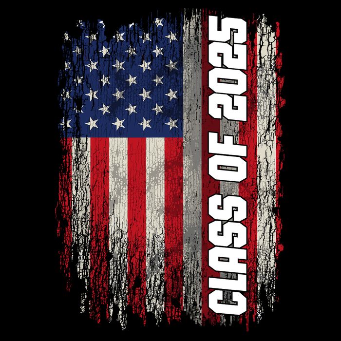 Class Of 2025 Funny Senior 2025 Usa American Flag 16 in Basic Backpack