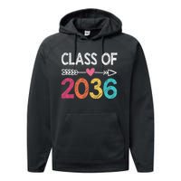 Class Of 2036 Pre-K Graduate Preschool Graduation Performance Fleece Hoodie