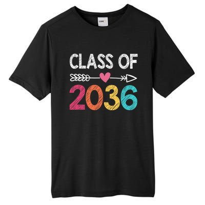 Class Of 2036 Pre-K Graduate Preschool Graduation Tall Fusion ChromaSoft Performance T-Shirt