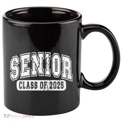 Class Of 2025 Senior 2025 Vintage Seniors Graduation 2025 Gift 11oz C Handle Ceramic Mug