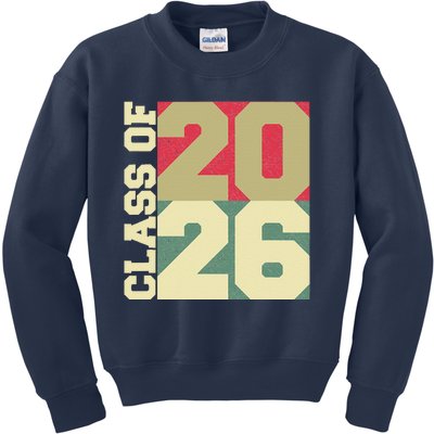 Class Of 2026 First Day Of School Grow With Me Kids Sweatshirt