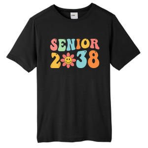 Class Of 2038 Senior 38 Graduation Last Day Of School Groovy Tall Fusion ChromaSoft Performance T-Shirt