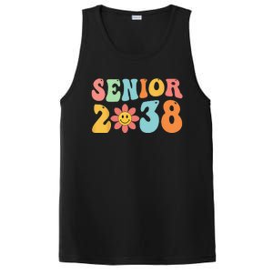 Class Of 2038 Senior 38 Graduation Last Day Of School Groovy PosiCharge Competitor Tank