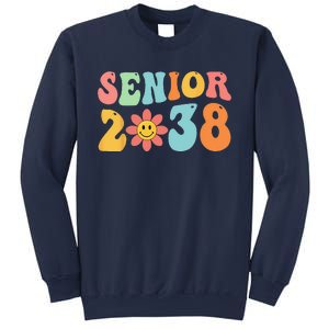 Class Of 2038 Senior 38 Graduation Last Day Of School Groovy Sweatshirt