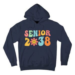 Class Of 2038 Senior 38 Graduation Last Day Of School Groovy Tall Hoodie