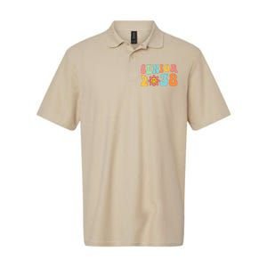 Class Of 2038 Senior 38 Graduation Last Day Of School Groovy Softstyle Adult Sport Polo