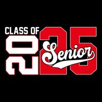 Class Of 2025 Senior Graduation 2025 Back To School Red Gift Cooling Performance Crew T-Shirt