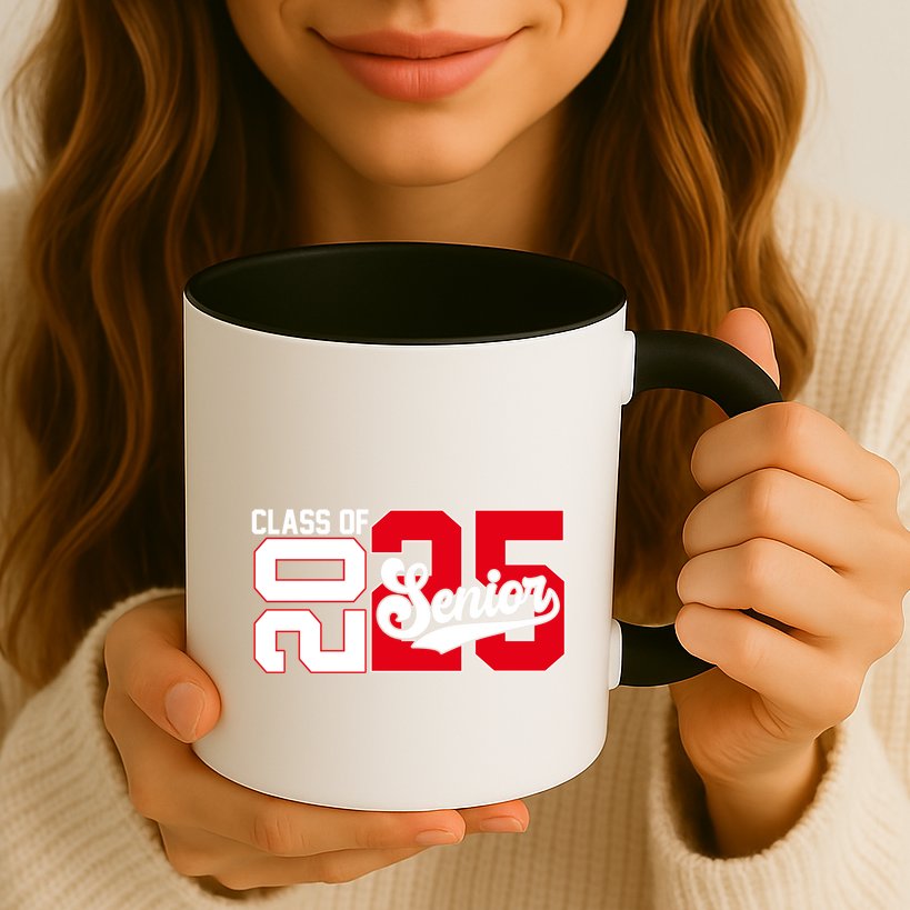 Class Of 2025 Senior Graduation 2025 Back To School Red Gift Mug