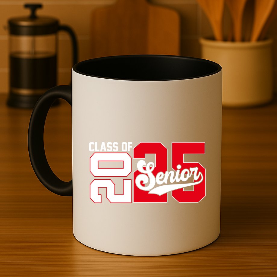 Class Of 2025 Senior Graduation 2025 Back To School Red Gift Mug