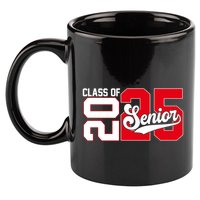 Class Of 2025 Senior Graduation 2025 Back To School Red Gift 11oz C Handle Ceramic Mug