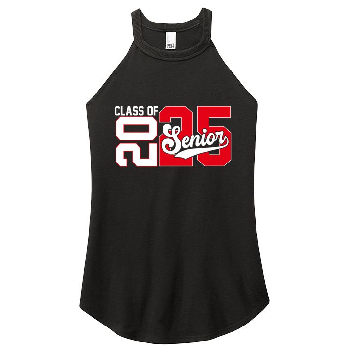 Class Of 2025 Senior Graduation 2025 Back To School Red Gift Women's Perfect Tri Rocker Tank