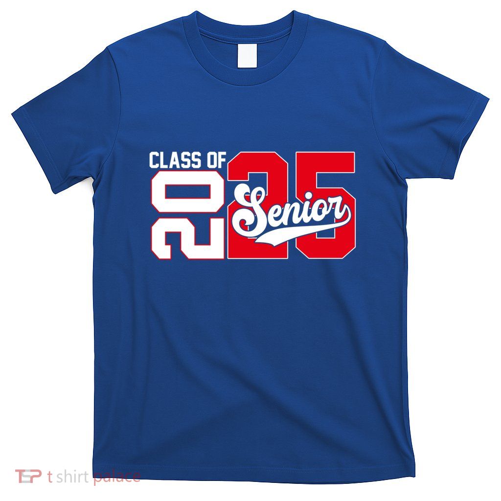 Class Of 2025 Senior Graduation 2025 Back To School Red Gift T-Shirt