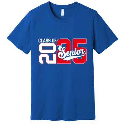 Class Of 2025 Senior Graduation 2025 Back To School Red Gift Premium T-Shirt