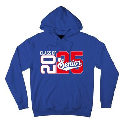Class Of 2025 Senior Graduation 2025 Back To School Red Gift Tall Hoodie