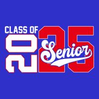 Class Of 2025 Senior Graduation 2025 Back To School Red Gift Womens T-Shirt