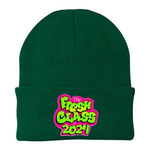 Class Of 2024 Senior Fresh 90s Retro TV Style Graduation Knit Cap Winter Beanie