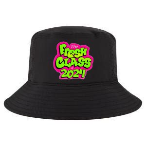 Class Of 2024 Senior Fresh 90s Retro TV Style Graduation Cool Comfort Performance Bucket Hat