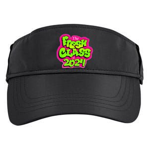 Class Of 2024 Senior Fresh 90s Retro TV Style Graduation Adult Drive Performance Visor