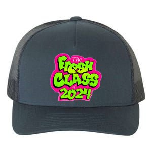 Class Of 2024 Senior Fresh 90s Retro TV Style Graduation Yupoong Adult 5-Panel Trucker Hat