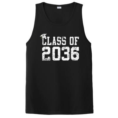 Class Of 2036 Grow With Me First Day Of School Graduation Cute PosiCharge Competitor Tank