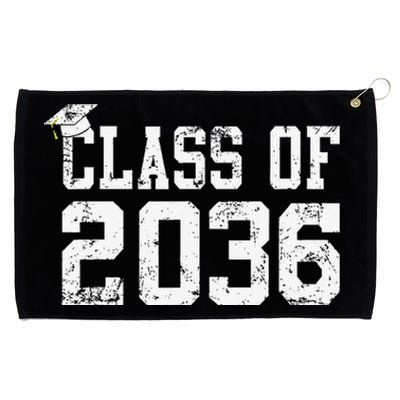 Class Of 2036 Grow With Me First Day Of School Graduation Cute Grommeted Golf Towel