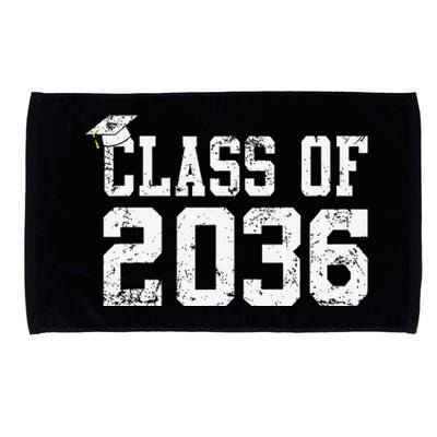 Class Of 2036 Grow With Me First Day Of School Graduation Cute Microfiber Hand Towel