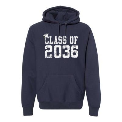 Class Of 2036 Grow With Me First Day Of School Graduation Cute Premium Hoodie