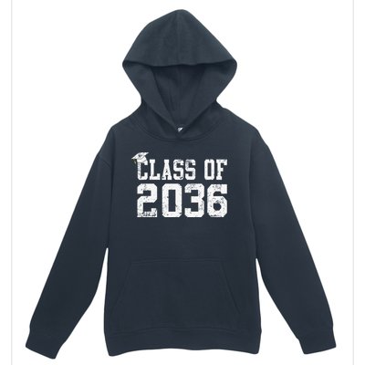 Class Of 2036 Grow With Me First Day Of School Graduation Cute Urban Pullover Hoodie