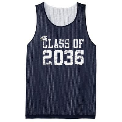 Class Of 2036 Grow With Me First Day Of School Graduation Cute Mesh Reversible Basketball Jersey Tank