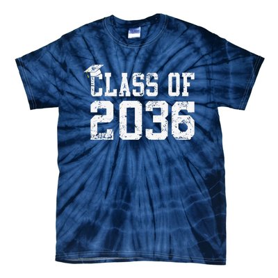 Class Of 2036 Grow With Me First Day Of School Graduation Cute Tie-Dye T-Shirt