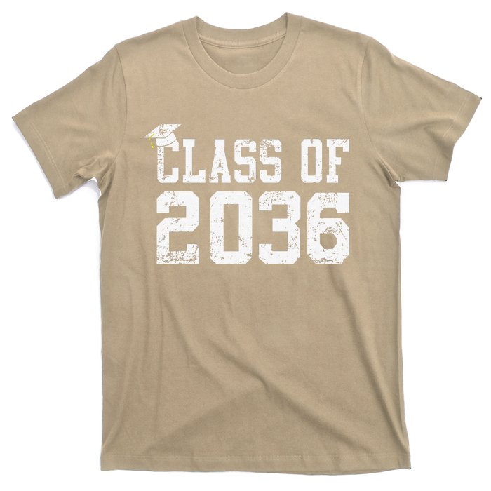 Class Of 2036 Grow With Me First Day Of School Graduation Cute T-Shirt