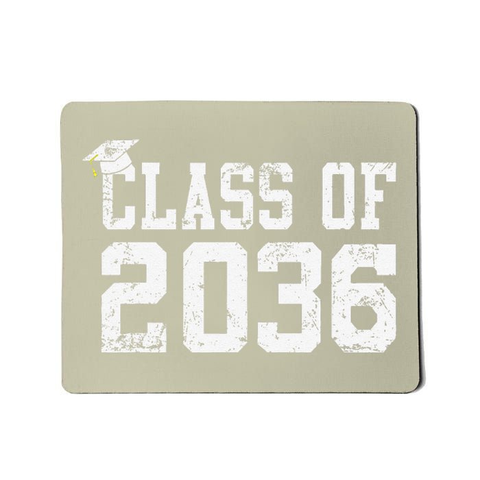 Class Of 2036 Grow With Me First Day Of School Graduation Cute Mousepad