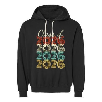 Class Of 2026 Senior 2026 Graduation Garment-Dyed Fleece Hoodie