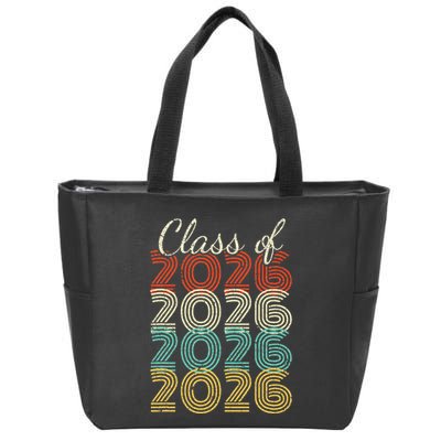 Class Of 2026 Senior 2026 Graduation Zip Tote Bag