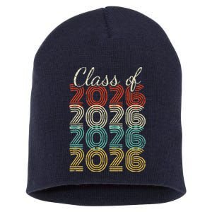 Class Of 2026 Senior 2026 Graduation Short Acrylic Beanie