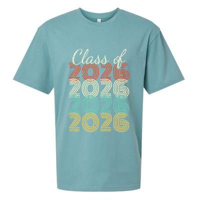 Class Of 2026 Senior 2026 Graduation Sueded Cloud Jersey T-Shirt