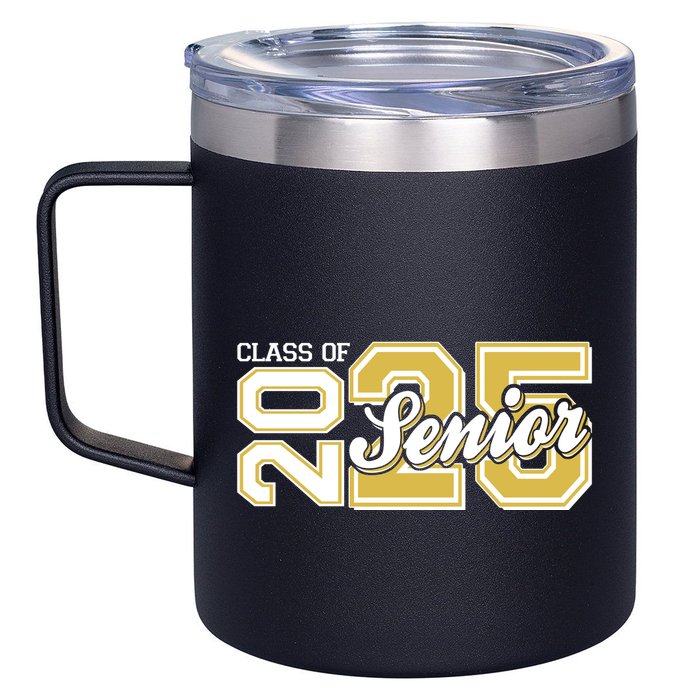 Class Of 2025 Senior Graduation 12oz Stainless Steel Coffee Mug