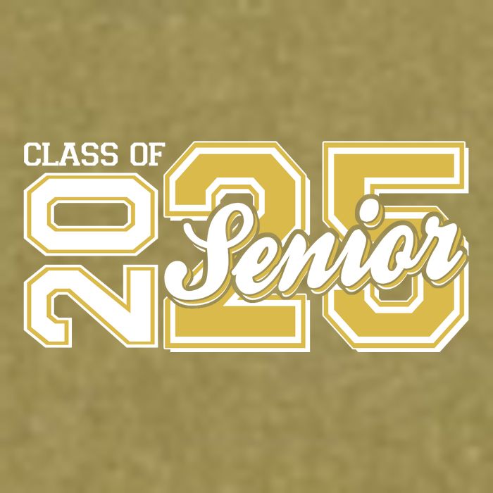 Class Of 2025 Senior Graduation Garment-Dyed Women's Muscle Tee