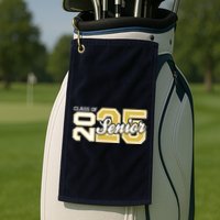 Class Of 2025 Senior Graduation Golf Towel