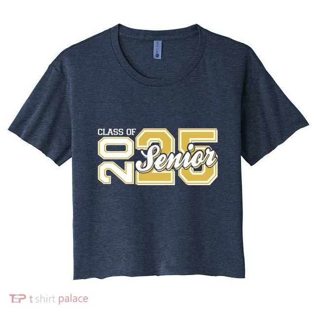 Class Of 2025 Senior Graduation Crop Top