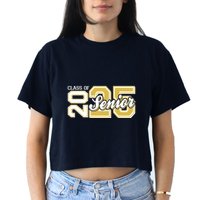 Class Of 2025 Senior Graduation Crop Top