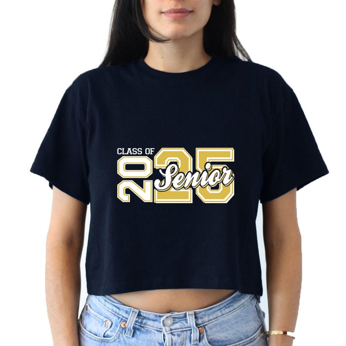 Class Of 2025 Senior Graduation Crop Top
